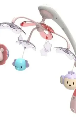 Baby Mix Forgó Zenélő Kivetítő - Bébi Altató  Készleten