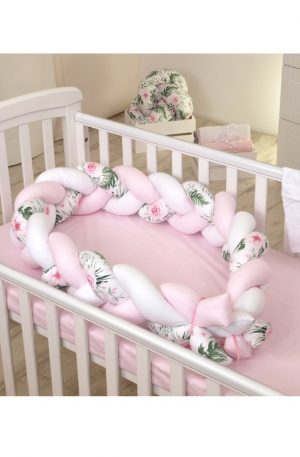 AMY - Fonott Rácsvédő Pink\Fehér\Mintás