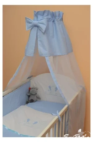 TAVASZI AKCIÓ! Pihetex 4 részes KÉK ELEFÁNTOS pamut ágynemű garnitúra KÉSZLETEN.