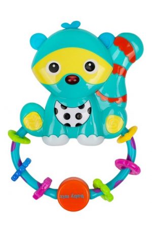 Baby Mix mosómedve csörgő zenélő