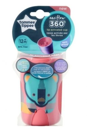 Tommee Tippee tanulópohár Easy flow 360° 250 ml - 12 hó