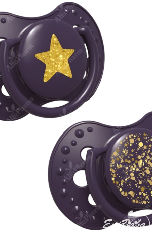 Lovi dinamikus nyugtató cumi Stardust 6-18 hó violet 2db KÉSZLETEN.