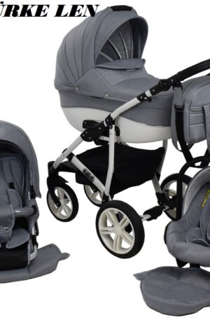 TAVASZI AKCIÓ!! 3:1 BABAKOCSI BABYCRUISER CLEO 2026 V. SZÜRKE LEN KÉSZLETEN, AZONNAL ELVIHETŐ!!