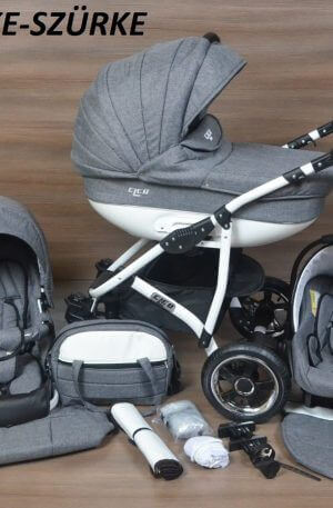 TAVASZI AKCIÓ!! 3:1 BABAKOCSI BABYCRUISER CLEO 2026 ,,SZÜRKE-SZÜRKE" KÉSZLETEN, AZONNAL ELVIHETŐ!!