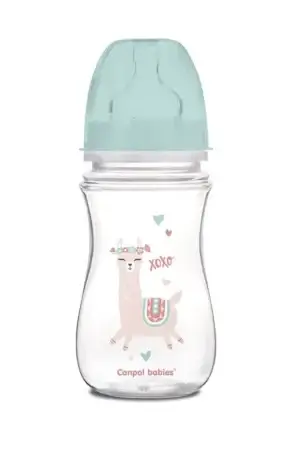 Canpol babies - kólika elleni üveg  egzotikus állatos mintával, 240 ml Készleten