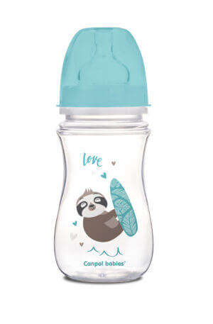 Canpol babies - kólika elleni üveg  egzotikus állatos mintával, 240 ml Készleten