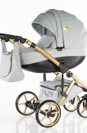 KAJTEX MULTIFUNKCIÓS BABAKOCSI NAVI VILÁGOS SZÜRKE, ECOBŐR HUZATTAL