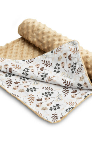 Sensillo kétoldalas babapléd 75x100cm - több színben