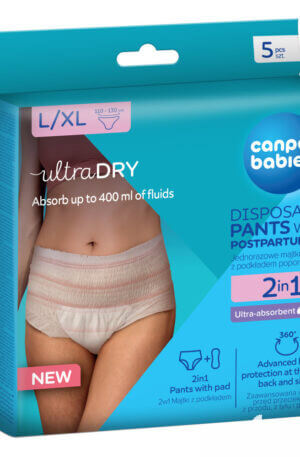 Canpol babies 2az1ben szülés utáni pelenka L/XL 5db Készleten